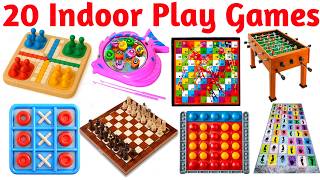 20 घर के अंदर खेले जाने वाले Games सीखो! | Indoor Play Games Names in English & Hindi for Learning screenshot 2