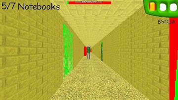 Baldi into the lost city- Baldis basics mod gameplay
