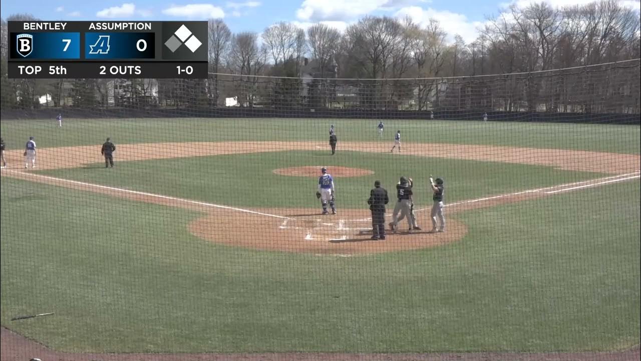 Bentley Baseball vs. Assumption Sunday, Mar. 26 Game 1 YouTube