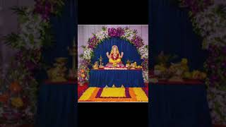 Simple Ganapati Decorationshorts subscribe