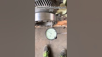 thrust bearing end play #engine #car #mechanic #shorts