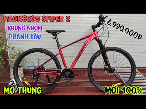 Video Đập hộp xe đạp tầm giá 7 triệu | MTB khung nhôm + Full... - youtube