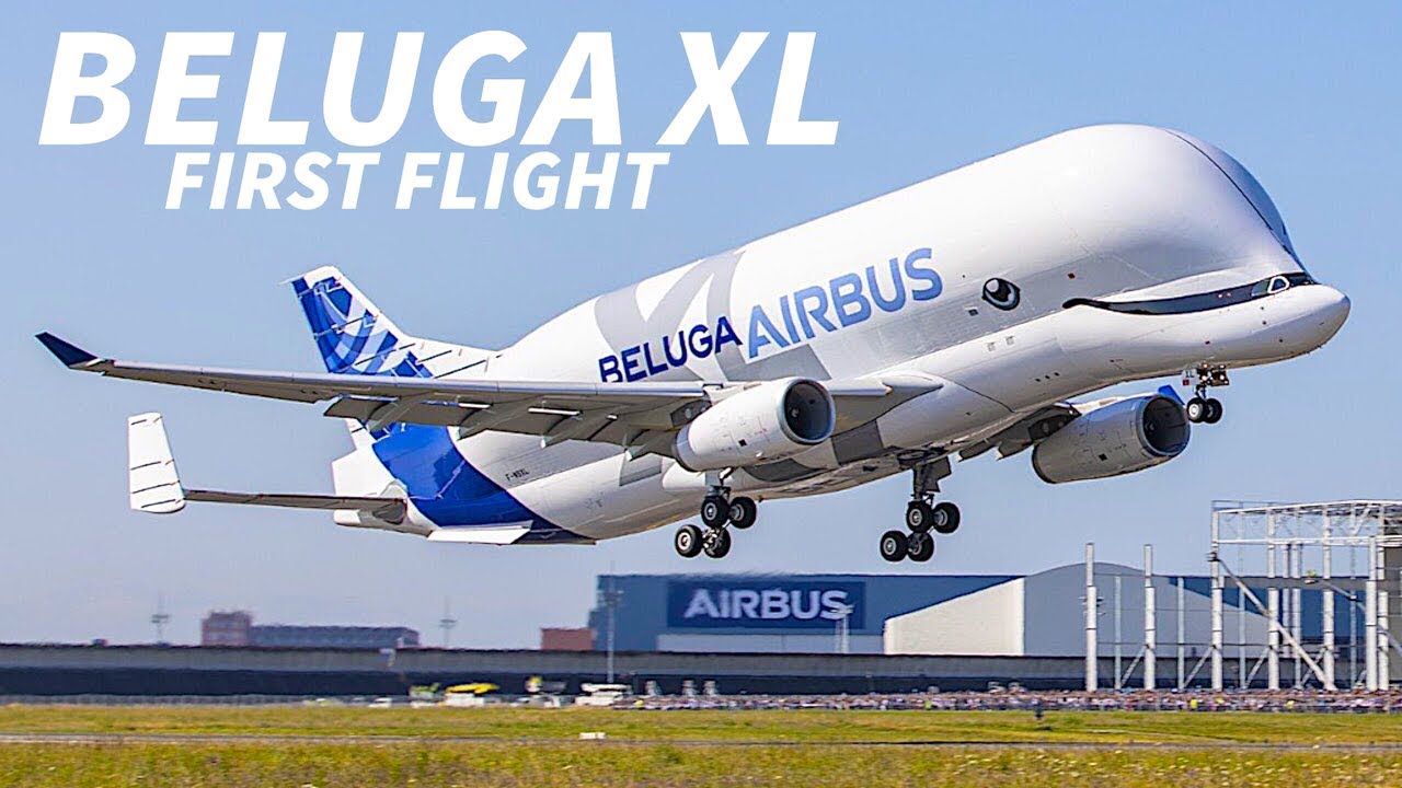 First BelugaXL Takes Flight