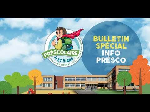 Bulletin spécial - INFO PRÉSCO 2021-2022