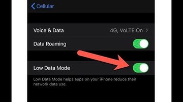 How to Enable Low Data Mode in iOS 13 on iPhone
