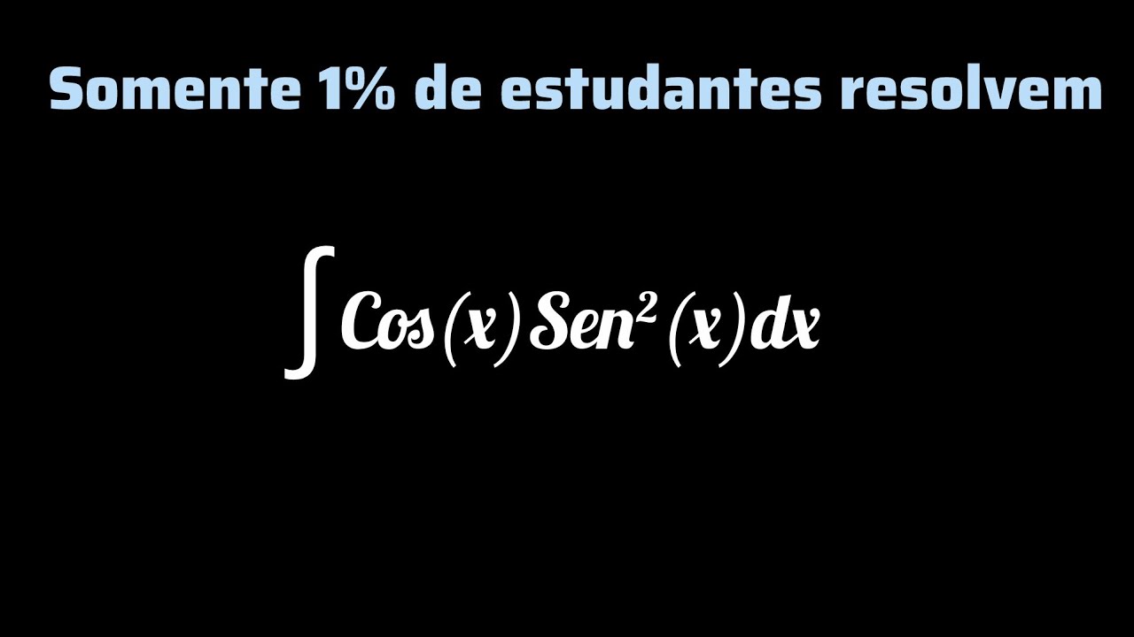 Integral indefinida trigonométrica