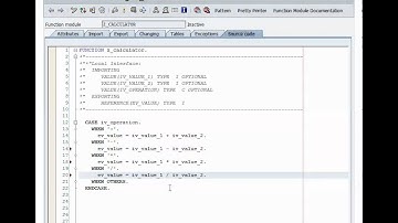 SAP Abap Tutorial / How to create FM (Function Module)