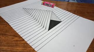 Простой способ рисовать 3D на бумаге - самый простой способ
