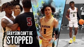 Caleb Murphy \& Deivon Smith Are The TOUGHEST BACKCOURT In The COUNTRY Grayson Stays Undefeated @ HHG