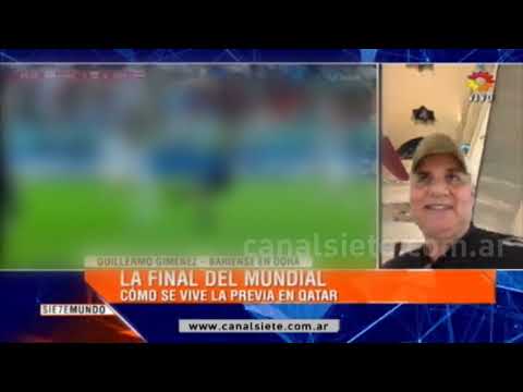 Un bahiense con entrada para la final del domingo en Doha