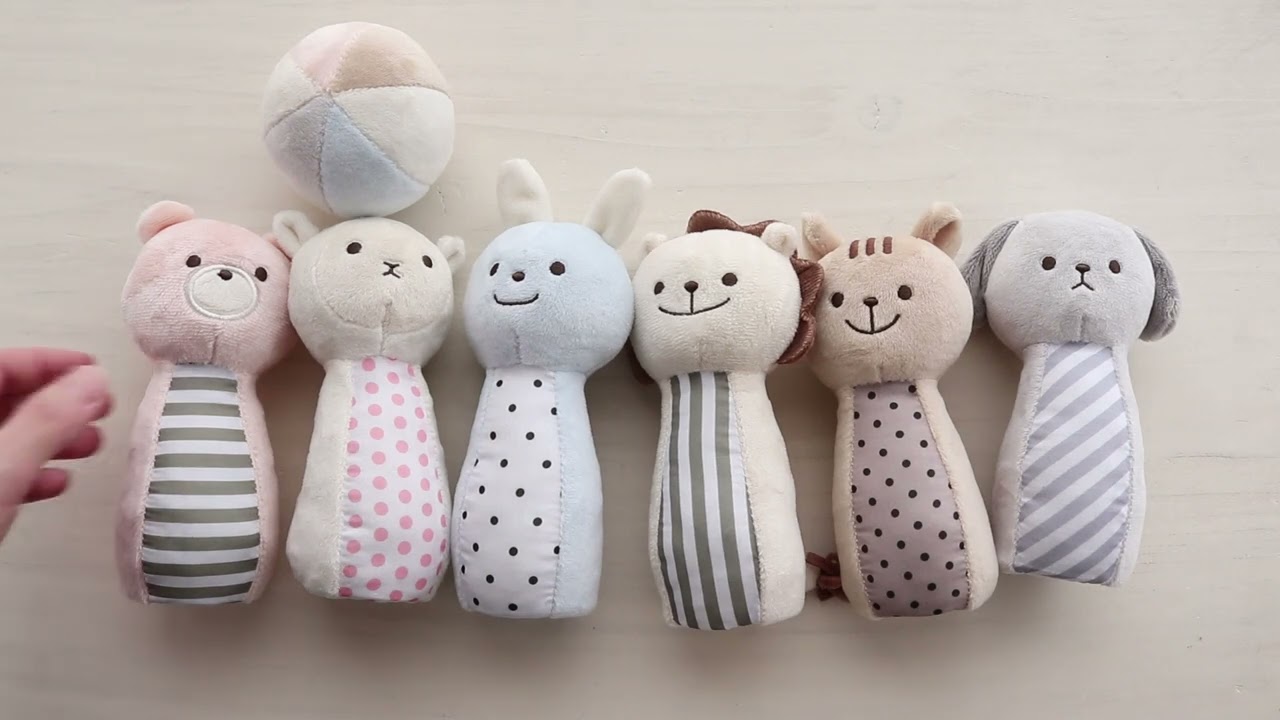 布のおもちゃ ミルキートイ MilkyToy マシュマロ ボウリング ベビー
