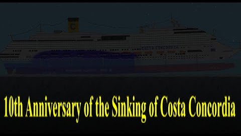 Floating Sandbox/Costa Concordia 10th Anniversary