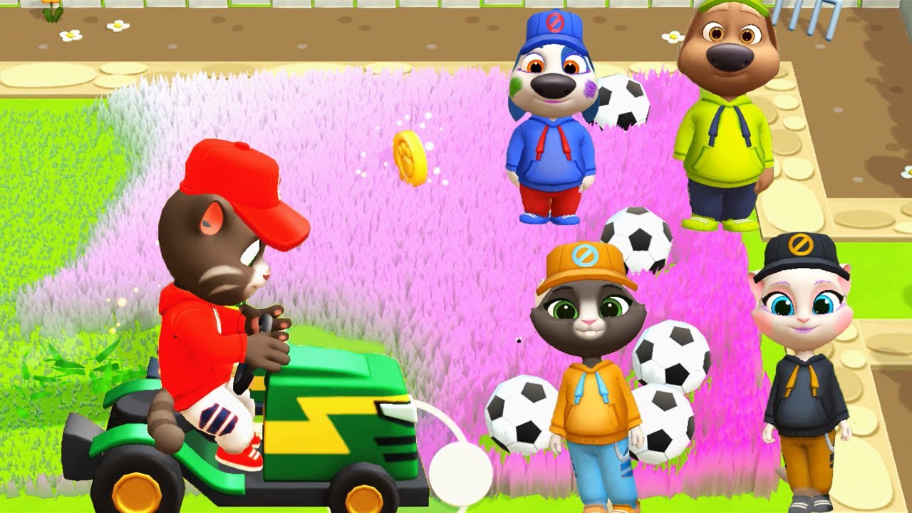 My Talking Tom and Friends new update gameplay | All colors Dress up Android / iso