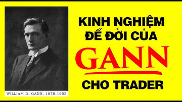 Những bài học để đời của GANN cho Trader | Danh Nhân Trader | William Delbert Gann