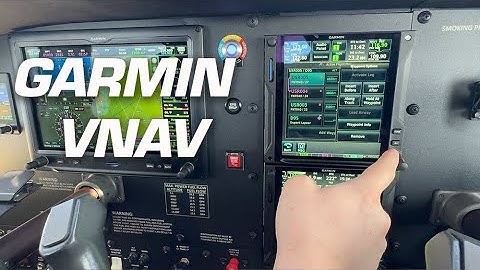 Garmin VNAV/VCALC on GTN, G3X and 2-inch Navigators