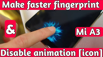 How to disable fingerprint animation Mi A3 without any apps || Tech Flare