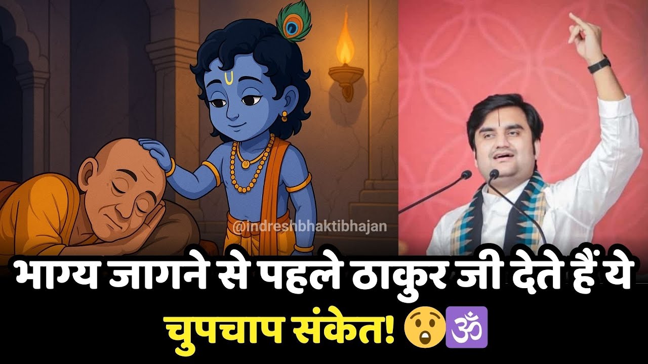 भाग्य जागने से पहले ठाकुर जी देते हैं ये चुपचाप संकेत! 😲🕉️