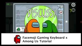 Facemoji Gaming Keyboard x Among Us Tutorial screenshot 5