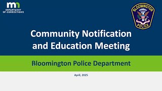 Level 3 Predatory Offender Community Notification; Johnny Bloodsaw