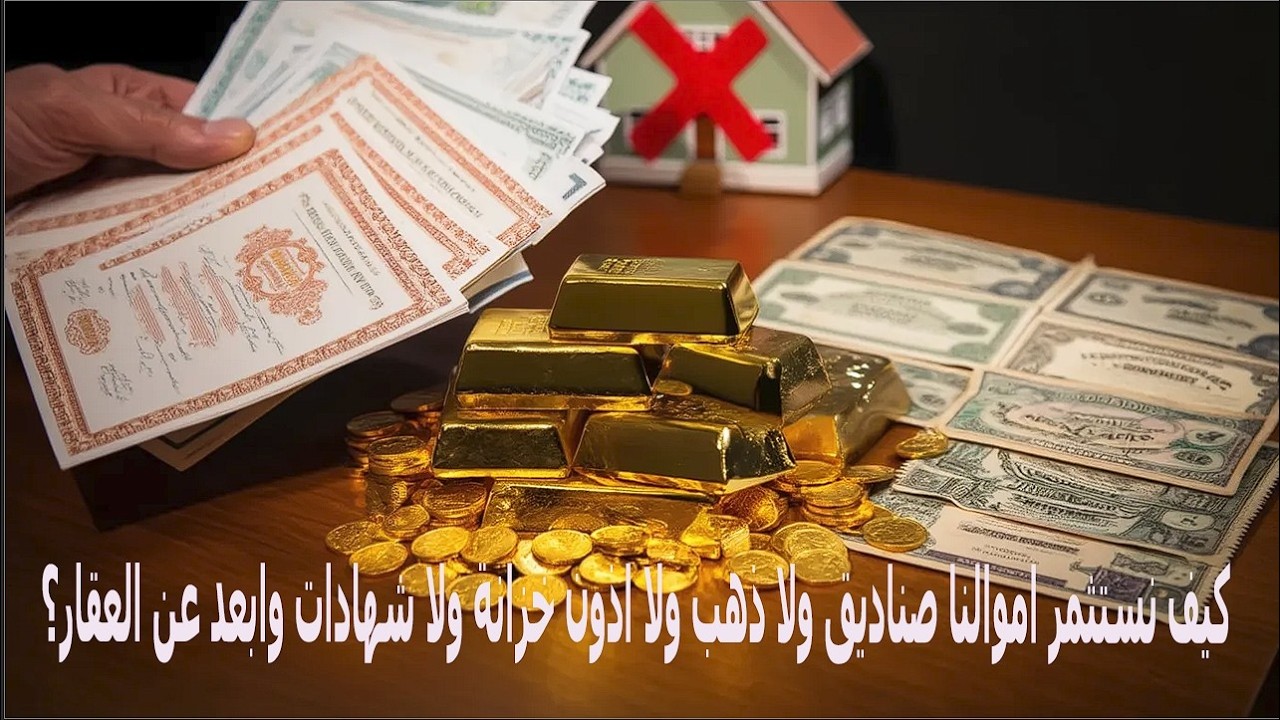 كيف نستثمر اموالنا صناديق ولا ذهب ولا اذون خزانة ولا شهادات وابعد عن العقار
