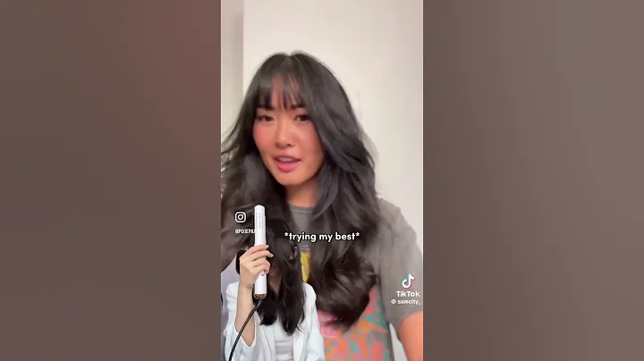 Easy blowout look with straightener? Let’s try!