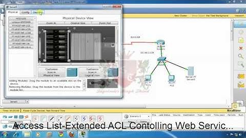 YouTube   Access List Extended ACL Contolling Web Services