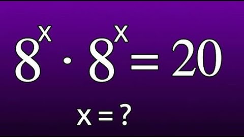Can You Solve THIS Math Qlympiad ? | Exponential Power and Logarithmic Equations Hack