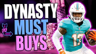 BUY LOW  THESE 7 DYNASTY ASSETS ARE STEALS  2024 Dynasty Fantasy Football Waddle/TLaw/Herbert/JSN