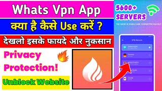 WhatsVPN Proxy App Kaise use Kare || How to use WhatsVPN Proxy App || Unlimited Free VPN App screenshot 1