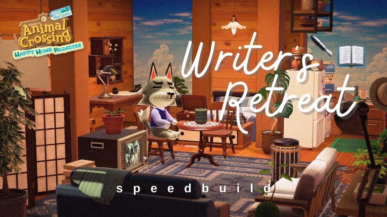 dobie's rustic writer's retreat! 🖋 happy home paradise speedbuild