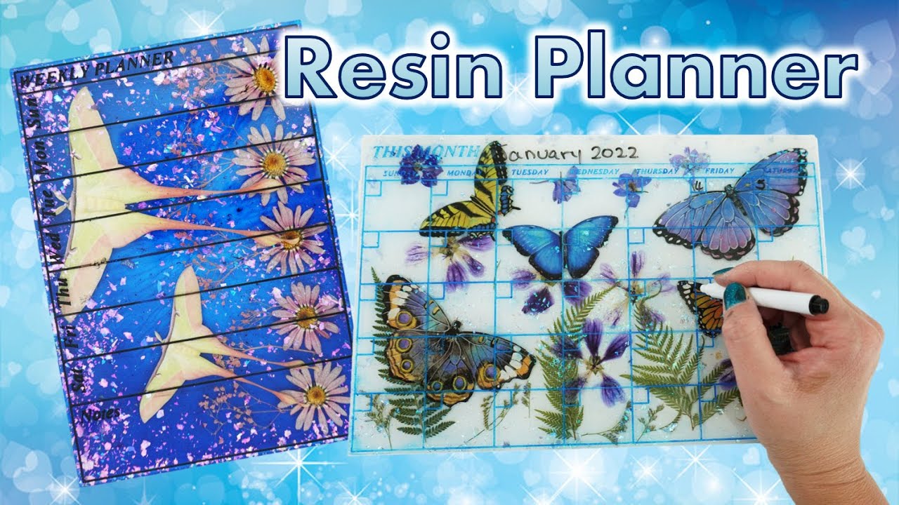 DIY Whiteboard Planner Calendar Epoxy Resin Tutorial (Reupload)