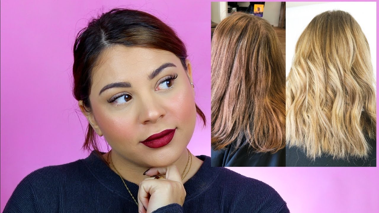 How I Did It Brown Box Dye To Blonde Color Correction Professional Hair Transformation