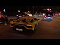 Bầy siêu xe xé tan màn đêm Lamborghini SVJ, 812 Superfast, Ferrari 488 GTB - 458, Mercedes G63...