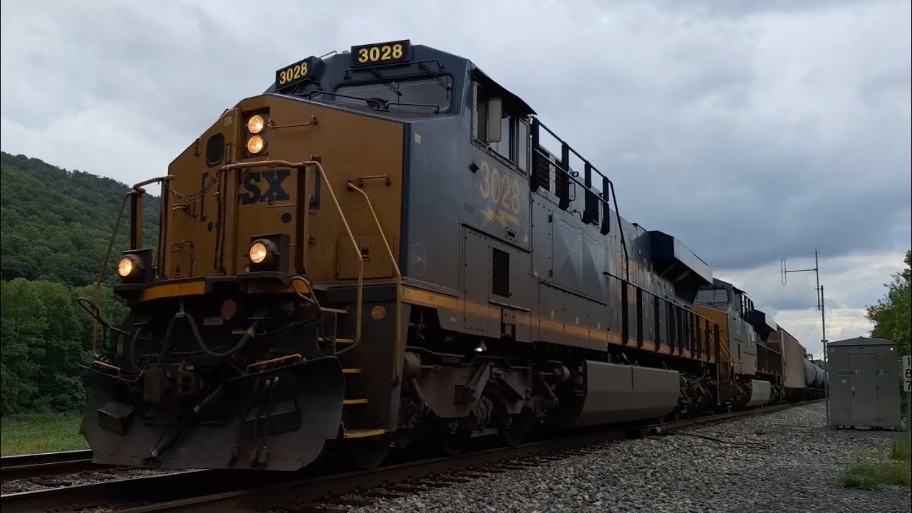 CSX and Amtrak action on the Keystone Subdivision in Hyndman and Cooks Mill, Pa
