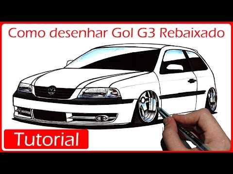 Desenho De Carros Rebaixados Para Colorir