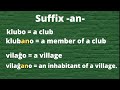 Esperanto: Suffix -an-