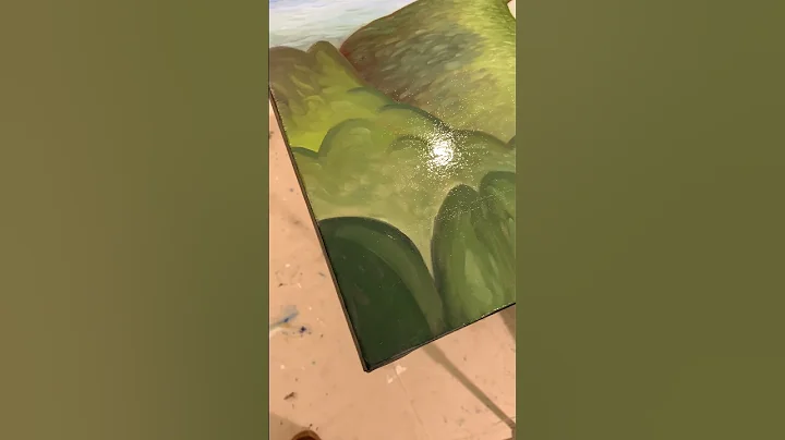 Varnishing my oil painting with Gamvar!