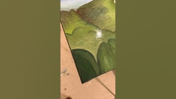 Varnishing my oil painting with Gamvar!