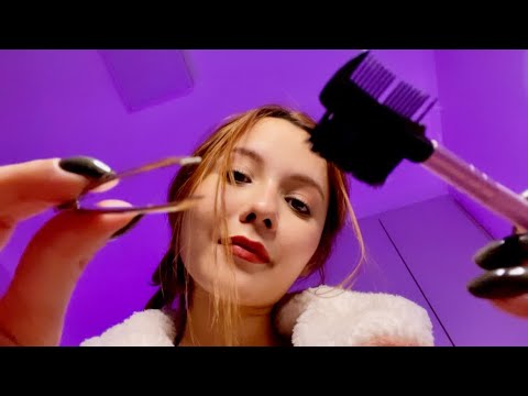 ASMR- VOU FAZER SUA SOBRANCELHA ENQUANTO VOCÊ ADORMECE