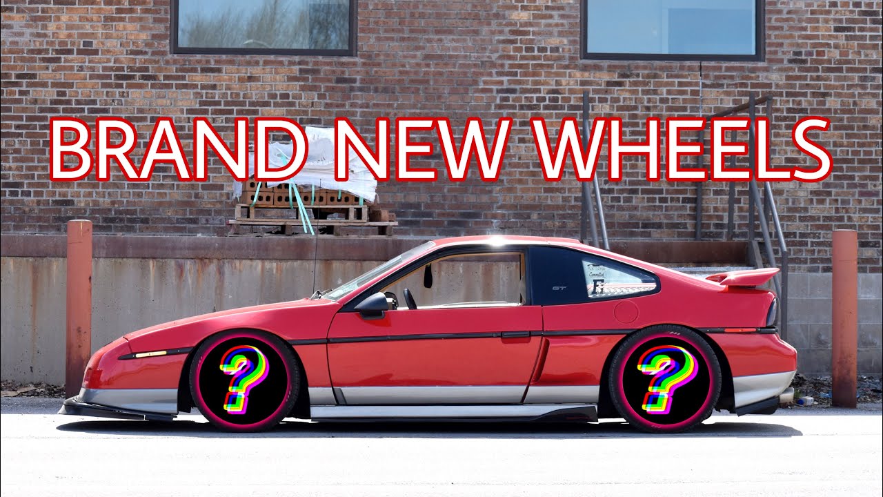 Putting NEW Wheels On My Pontiac Fiero - YouTube