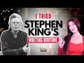 I Tried Stephen King's Daily Writing Routine (Here's what I learned)