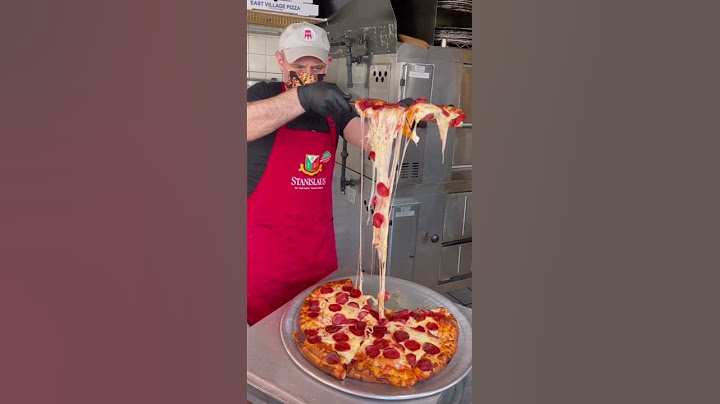 Double stacked pizza @eastvillagepizza #shorts