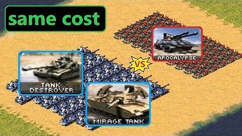 Tank Destroyer + Mirage vs Apocalypse - Red Alert 2