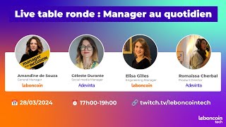 {leboncoin tech X Twitch} Table ronde : en fait, c'est quoi être manager au quotidien ? screenshot 5