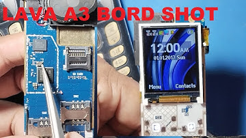 Lava A3 (Keypad phone) Bord Shot Remove Solution ! 100% Done !