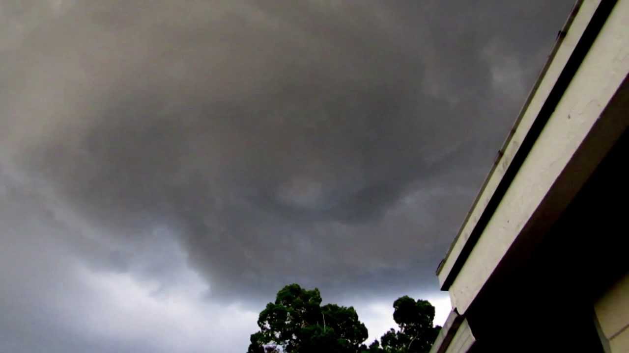 Tornado forming over Rivieria Bay Neighborhood