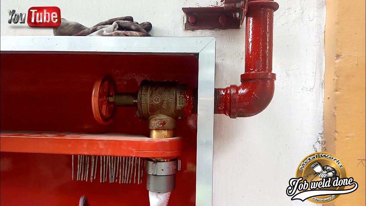 Installing Fire Hose Cabinet You