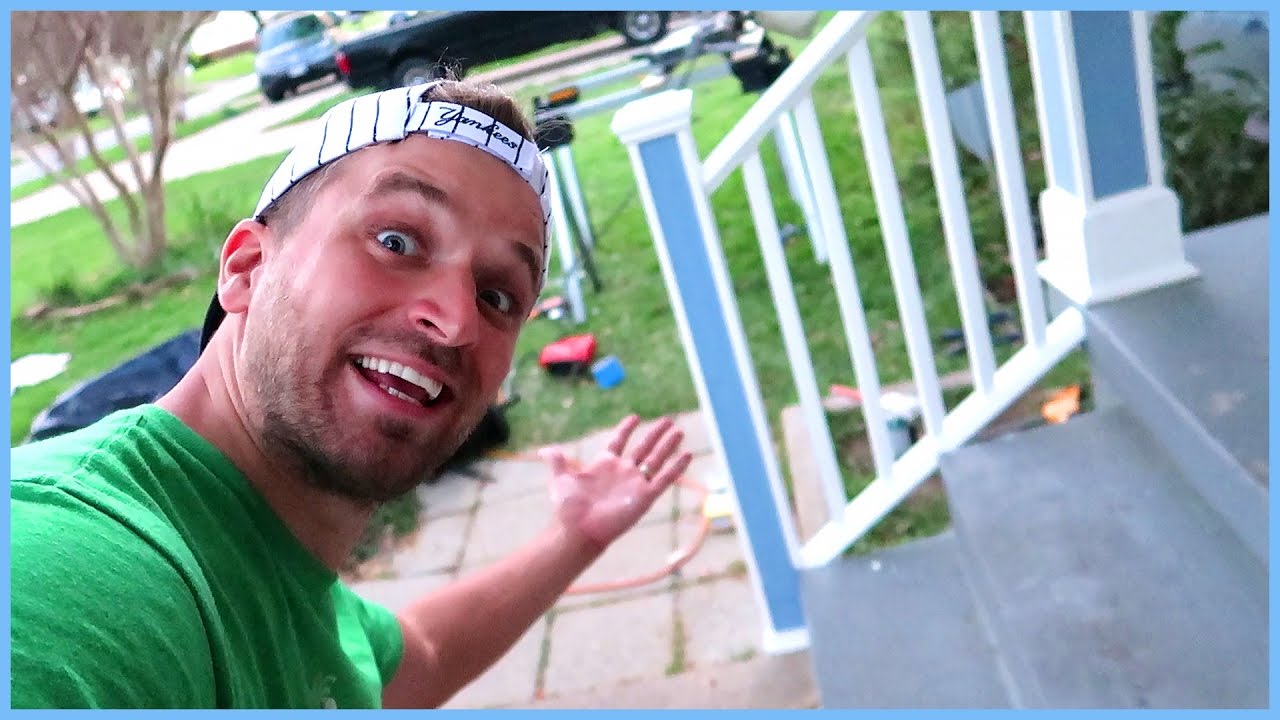 how to build a simple porch railing