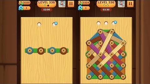Screw Puzzle: Wood Nut & Bolt - Level 336