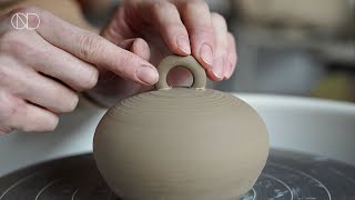 물레로 만드는 도자기 합 : Making a Ceramic Jar on the Wheel [ONDO STUDIO]